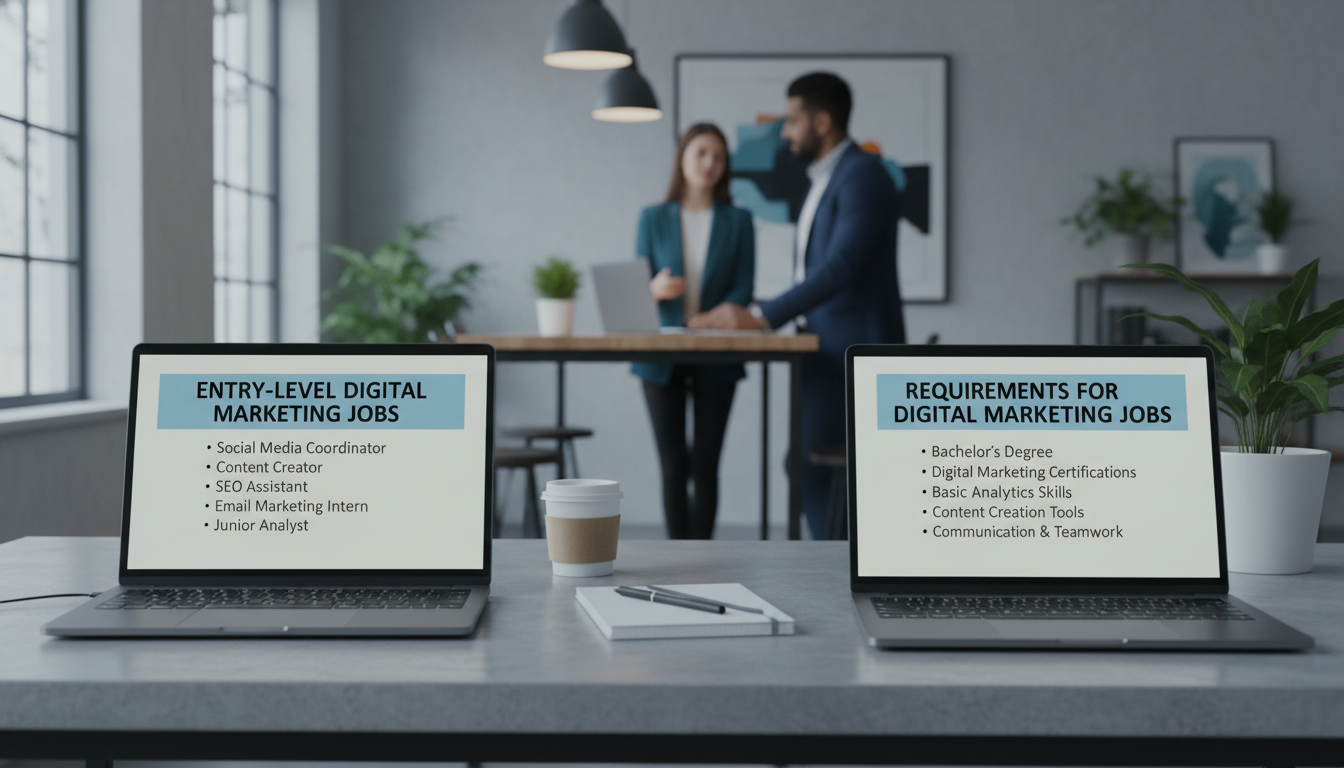 Entry-Level Digital Marketing Jobs and Requirements - digital marketing jobs | DigiMe