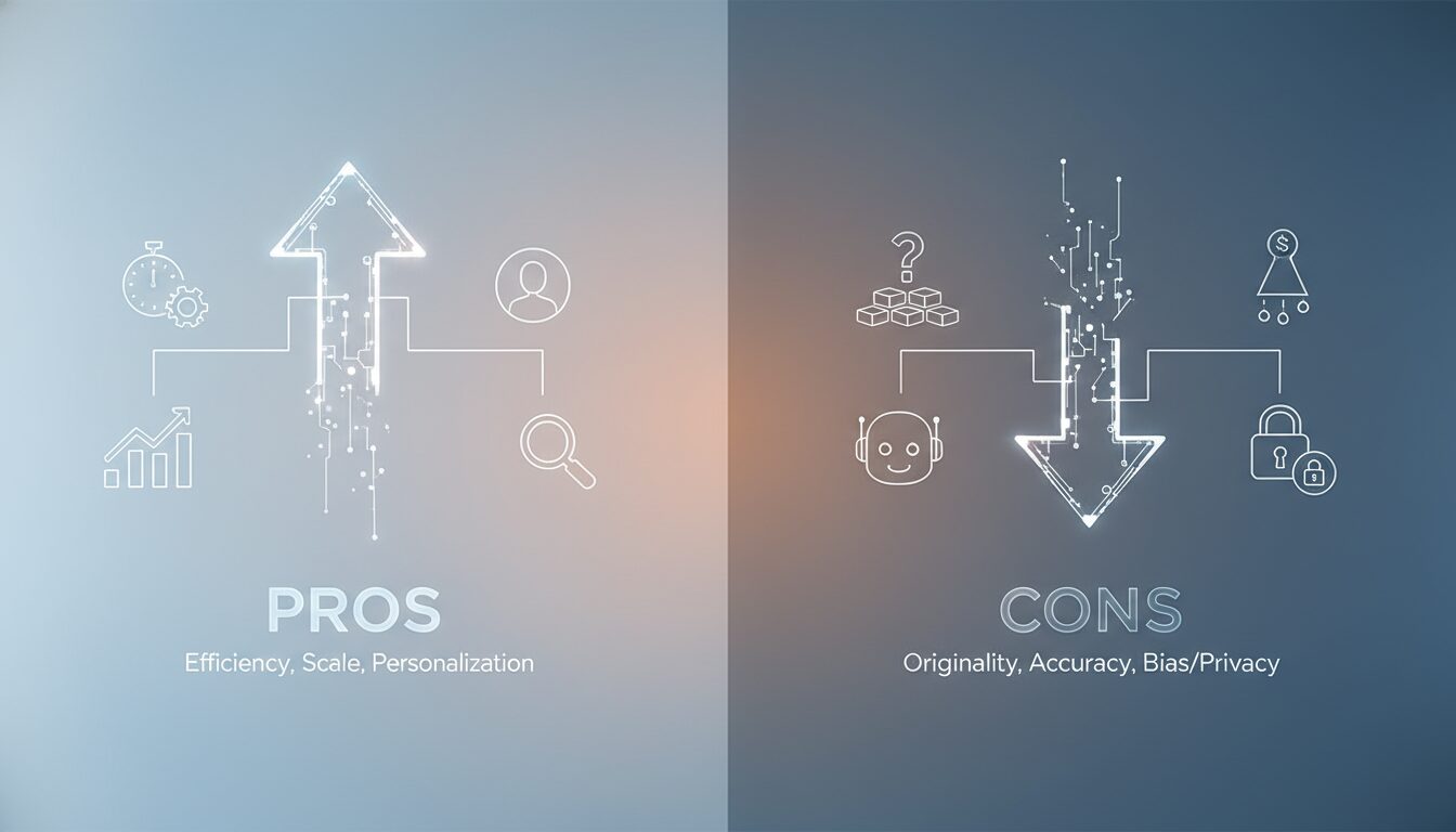 AI Content Marketing: 2026 Strategy Guide Pros and Cons of AI Content Marketing - ai content marketing | DigiMe