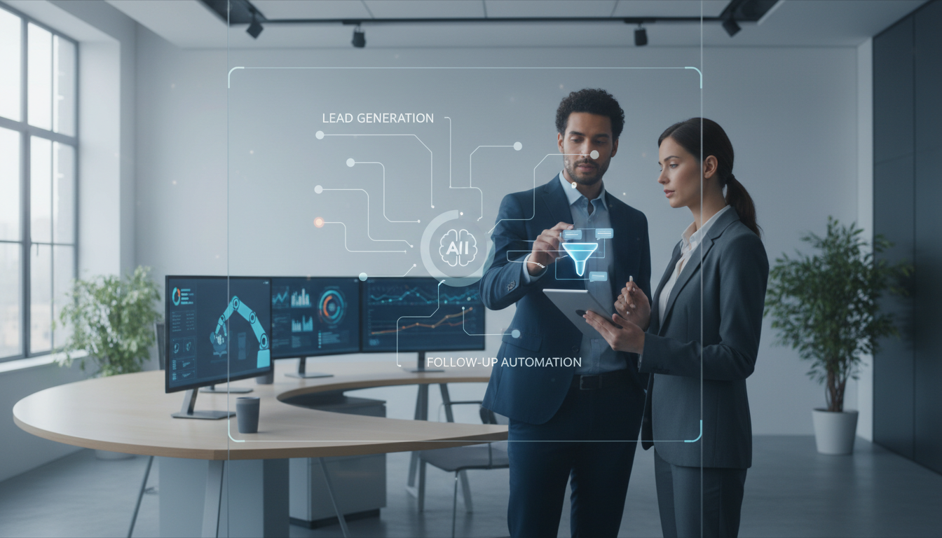 Lead Generation and Follow-Up Automation ,  artificial intelligence applications guide by DigiMe