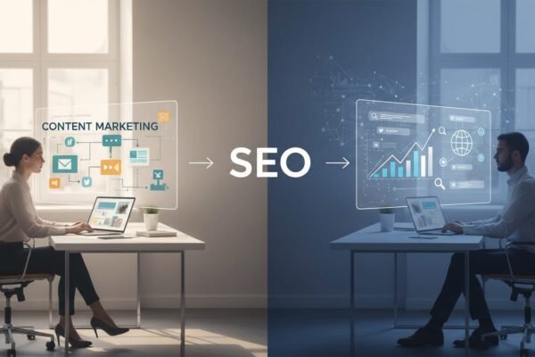 Understanding the Difference: Content Marketing vs SEO - content marketing and seo | DigiMe