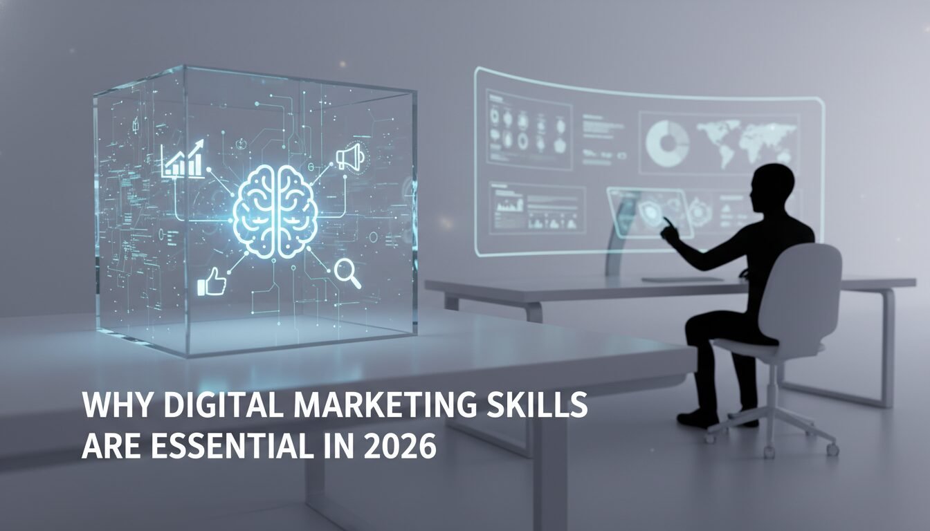 Why Digital Marketing Skills Are Essential in 2026 - course about digital marketing | DigiMe