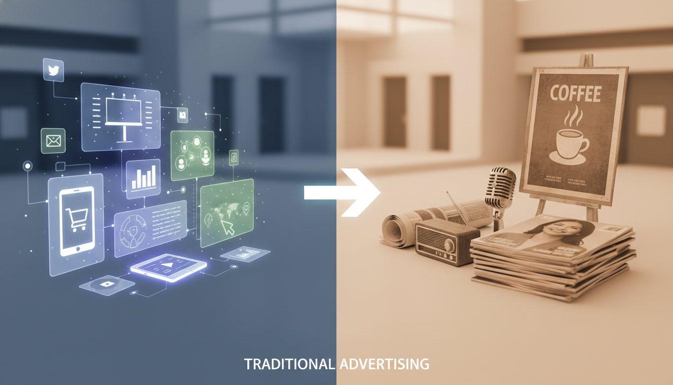 Digital Advertising vs. Traditional Advertising - digital advertising | DigiMe