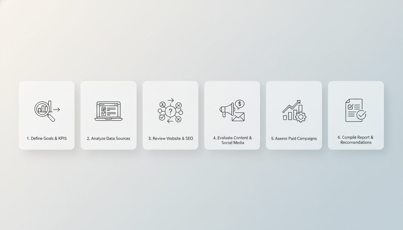 Step-by-Step Process to Conduct a Digital Marketing Audit - digital marketing audit | DigiMe