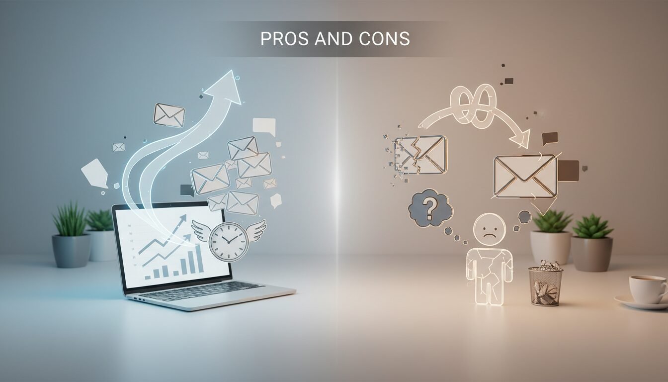 Pros and Cons - email automation | DigiMe