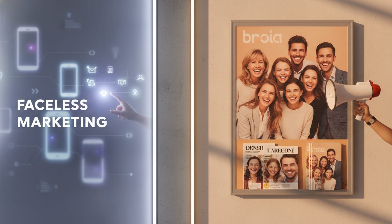 Faceless vs. Traditional Marketing: A Side-by-Side Comparison - faceless digital marketing | DigiMe