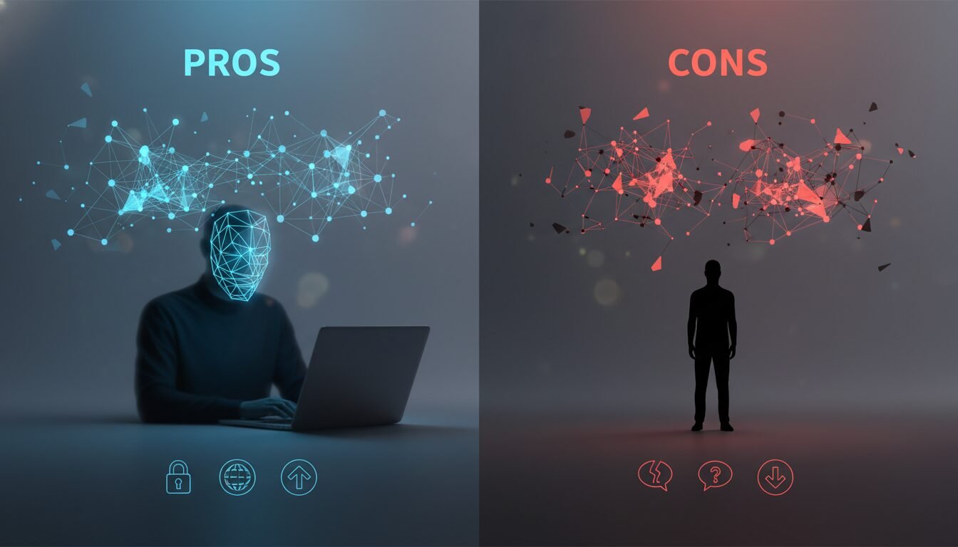 Pros and Cons of Faceless Digital Marketing - faceless digital marketing | DigiMe