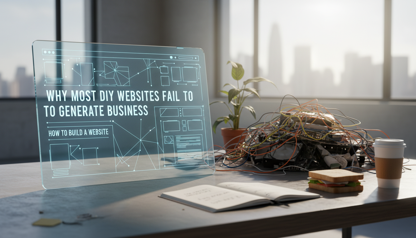 Why Most DIY Websites Fail to Generate Business - how to build a website | DigiMe