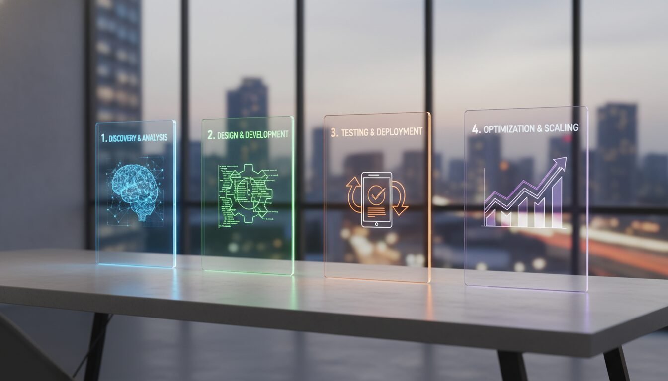 The Four Stages of Implementation - process automation | DigiMe