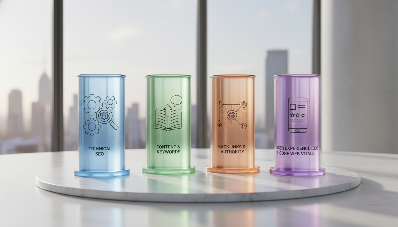SEO in 2026: What Actually Moves the Needle (Not What You Think) The Four Pillars of Modern Search Optimization - SEO | DigiMe