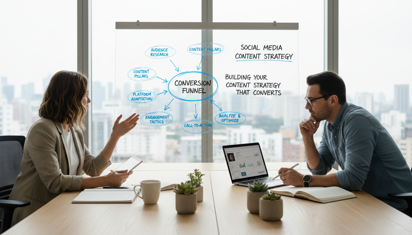Building Your Content Strategy That Converts ,  Social Media Marketing guide by DigiMe