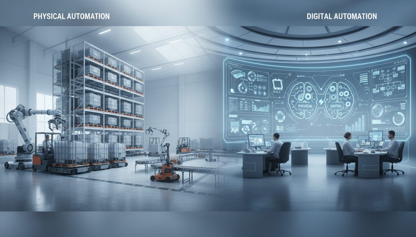 Types of Warehouse Automation: Physical and Digital - warehouse automation | DigiMe